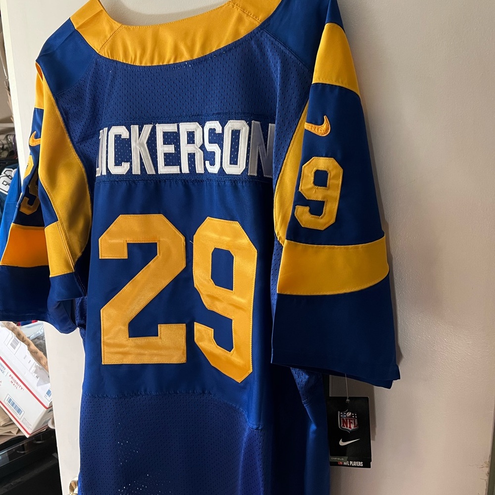 Throwback Eric Dickerson Los Rams Jersey STICHED